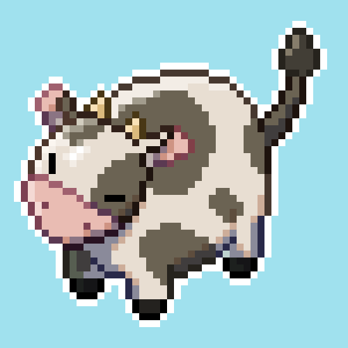 teliivision's tweet image. felt like messing with pixels, have some little farm guys