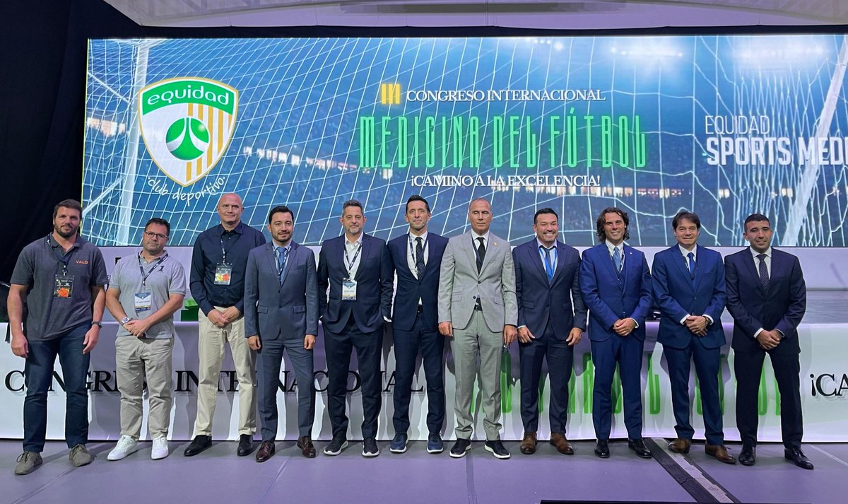 EquidadSportsMD's tweet photo. 3er Congreso Internacional de medicina del futbol 🩺⚽️ Camino a la excelencia 👨🏻‍⚕️ 
🗓️ 5-6 Septiembre/2024
📍Bogotá 🇨🇴 @Equidadfutbol 
Never Stop Learning 🤓
Director General @DocQuiceno 
GRACIASSSSS A TODOS 🙌🏻 @CarlosZu14 https://t.co/sXg4Tq1X90