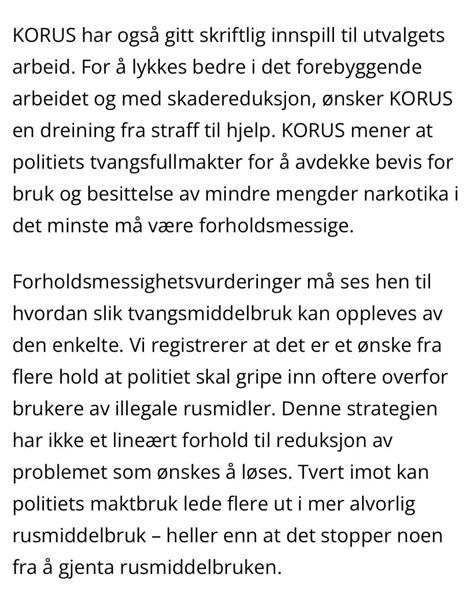 Vi i KORUS har gitt høringssvar og tar i hovedsak for oss utvalgets tanker om Rådgivende enhet