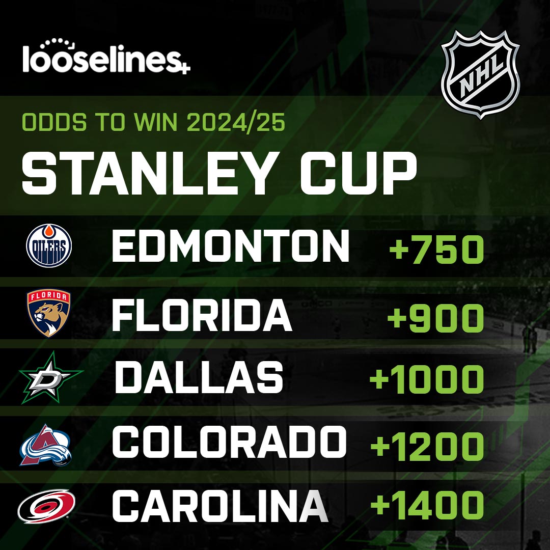 New season, new contenders! Check out the latest odds to win the Stanley Cup.🏆

👀 Will there be a surprise champion?

→ bit.ly/looselines_tw

#StanleyCup #NHL #Hockey #SportsBetting