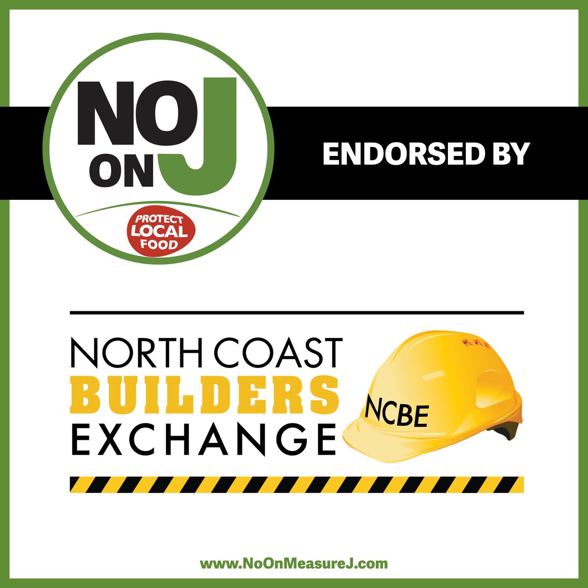 North Coast Builders Exchange looks out for its members' best interests on local issues in Sonoma, Mendocino, Lake, and Napa Counties, and it says #NoOnMeasureJ.