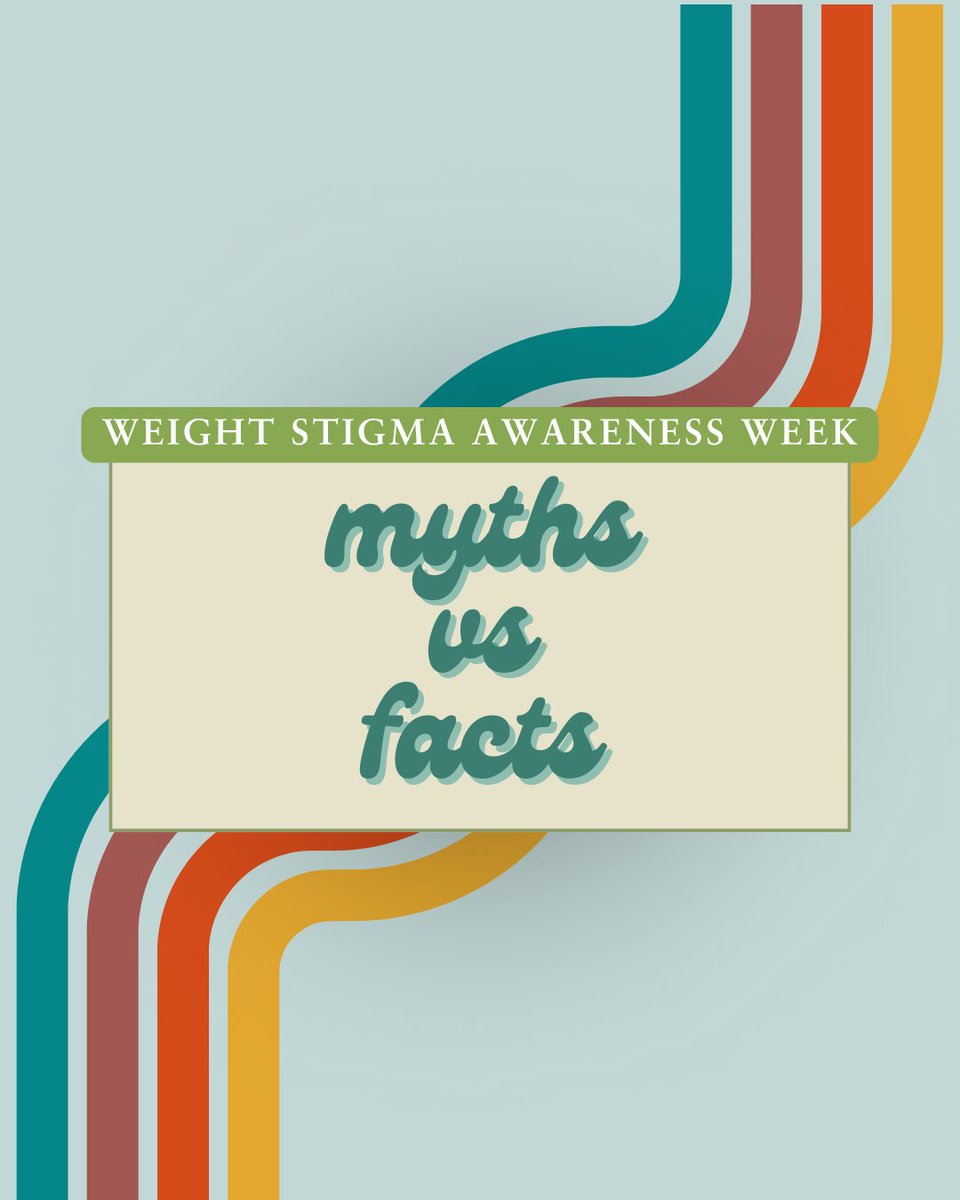 alsanallc's tweet photo. Weight does not define health. Let’s debunk some common myths about body size and health this Weight Stigma Awareness Week. #WeightStigma #InclusiveCare #EDRecovery #WSAW #WeightStigmaAwarenessWeek #AllBodiesAreGoodBodies https://t.co/vDblLRD0po