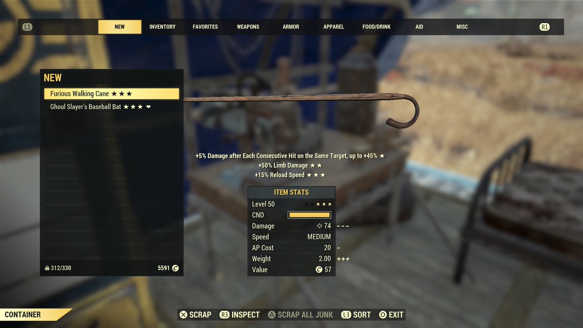 Fearless_Hobo's tweet photo. I also got a cane. https://t.co/7jINJNcdd1