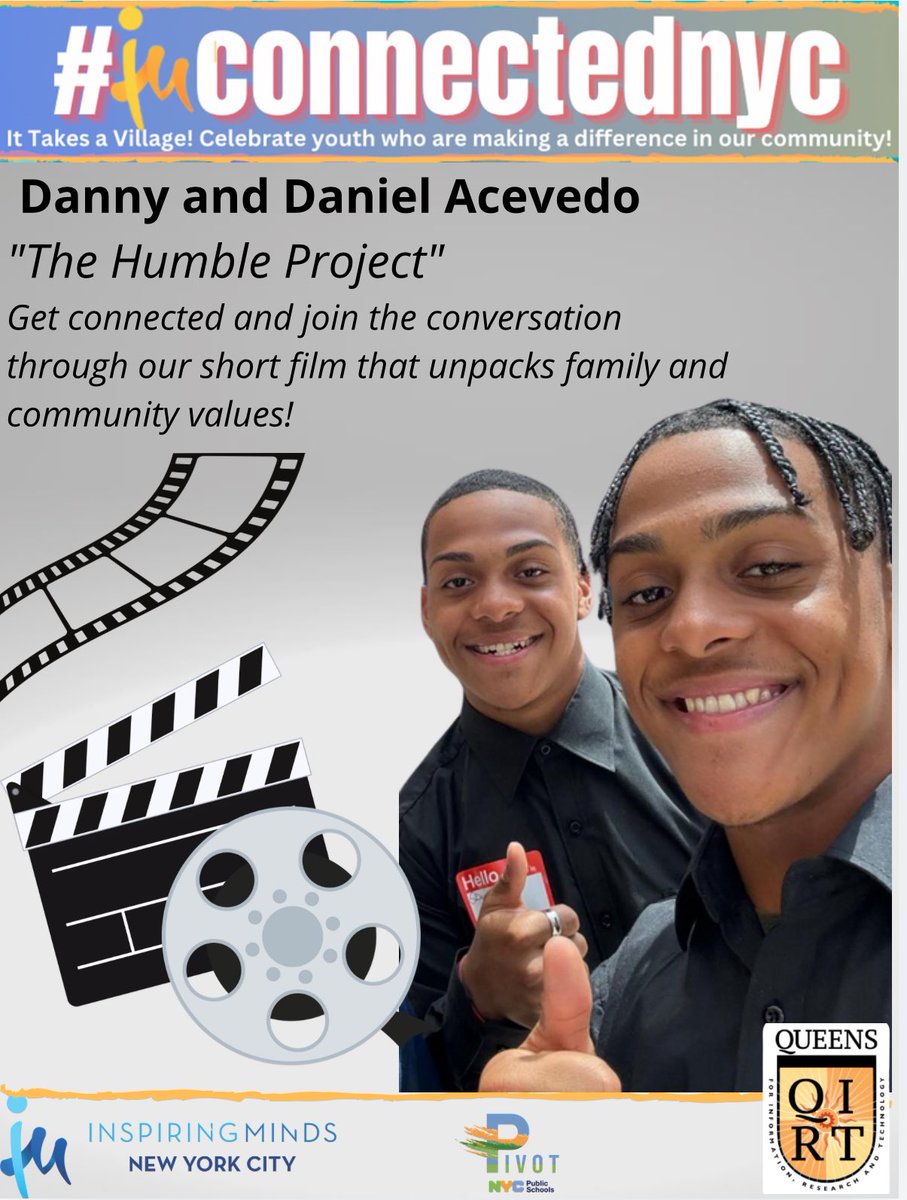 Thank you <a href="/LurieFavors/">Lurie Daniel Favors Esq.</a> and <a href="/UrbanViewRadio/">SiriusXM Urban View</a> for interviewing Kylie, Danny and Daniel about the impact they are making through their work! You can check out the Acevedo twins short film here: vimeo.com/999128633?shar…
#IMconnectednyc