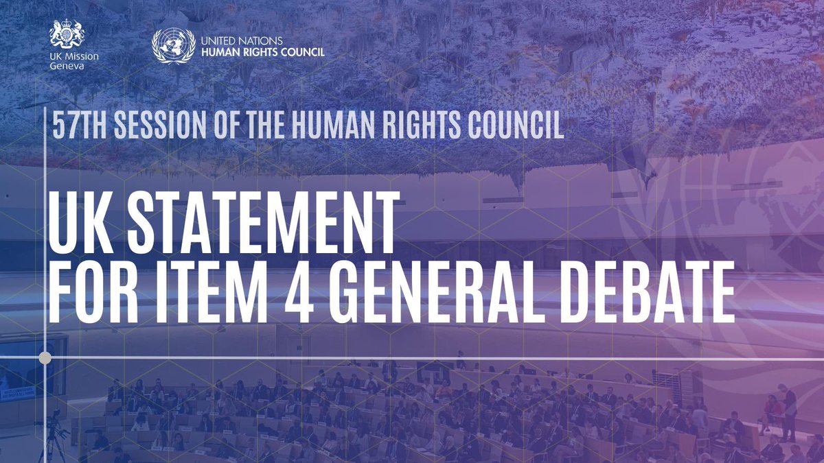 Simon Manley (@simonmanleyfcdo) on Twitter photo Upholding the international rule of law lies at the heart of the <a href="/UN_HRC/">UN Human Rights Council</a> and we must call out violations wherever and whenever they occur, whether that be in Afghanistan, Iran, the OPTs, or Ukraine, or by calling for the release of Jimmy Lai in Hong Kong
shorturl.at/1Ahne Upholding the international rule of law lies at the heart of the <a href="/UN_HRC/">UN Human Rights Council</a> and we must call out violations wherever and whenever they occur, whether that be in Afghanistan, Iran, the OPTs, or Ukraine, or by calling for the release of Jimmy Lai in Hong Kong
shorturl.at/1Ahne