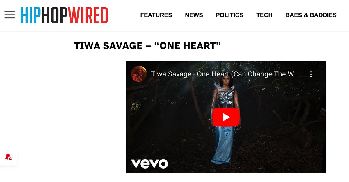 QuinelleHolder's tweet photo. 🔌

@HipHopWired x #DailyVisuals [9.19.24] Tiwa Savage (@TiwaSavage) “One Heart,” Larry June “A Little While,” Devonte West “Switchin” &amp; More! https://t.co/ASG9n1K9hs https://t.co/aDNuc4qu54