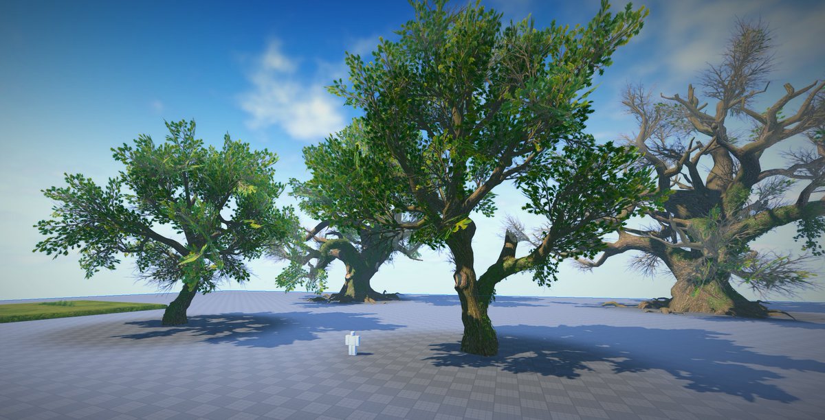 CronqueDev's tweet image. Old vegetation work😀
#RobloxDev