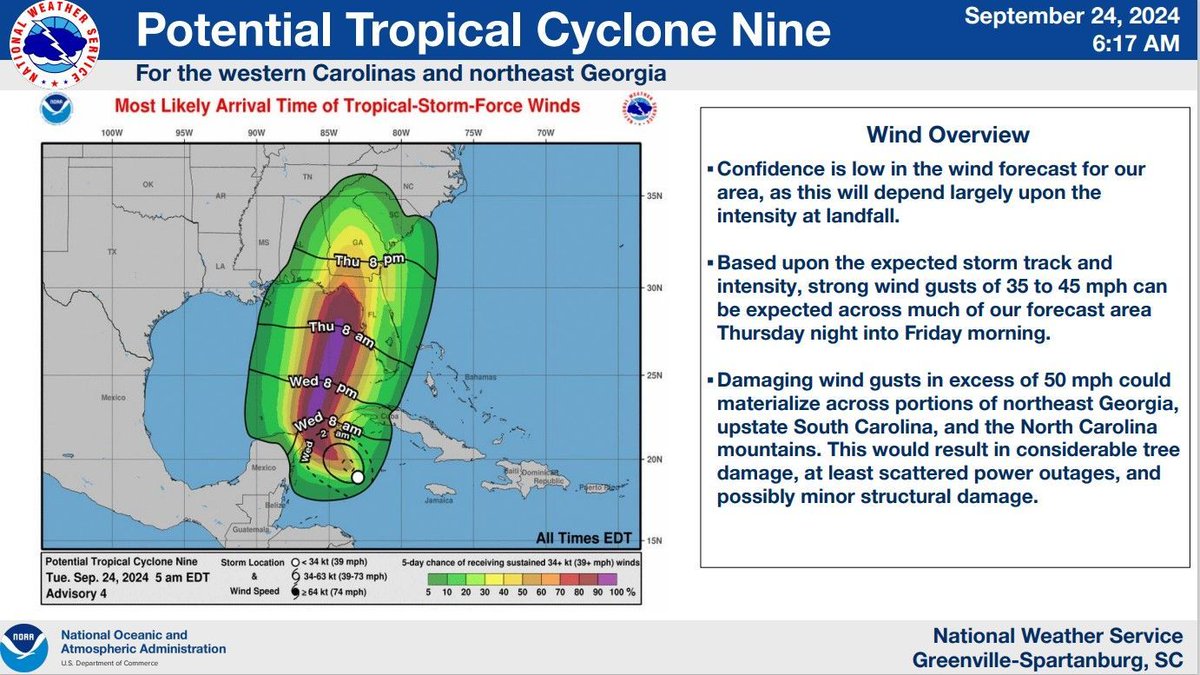 franklinfirenc's tweet photo. Here is the latest forecast for the impending tropical storm. We will publish updates as they come in. https://t.co/5Xp4Jx8XGu
