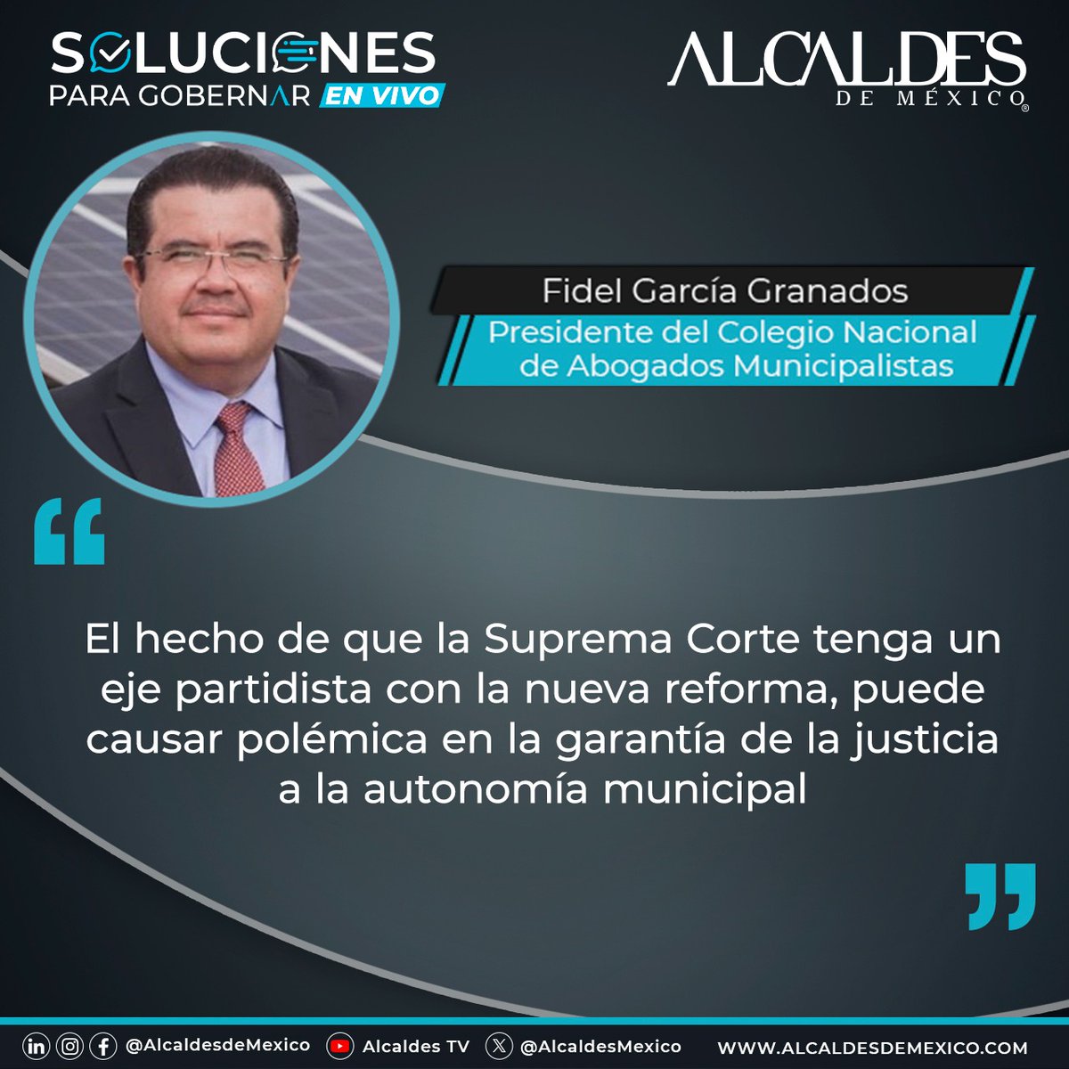 AlcaldesMexico's tweet photo. Muchas gracias a @figargra, Presidente de @DerMunicipal, por participar en #SolucionesParaGobernar https://t.co/gDnc7HS7Cp