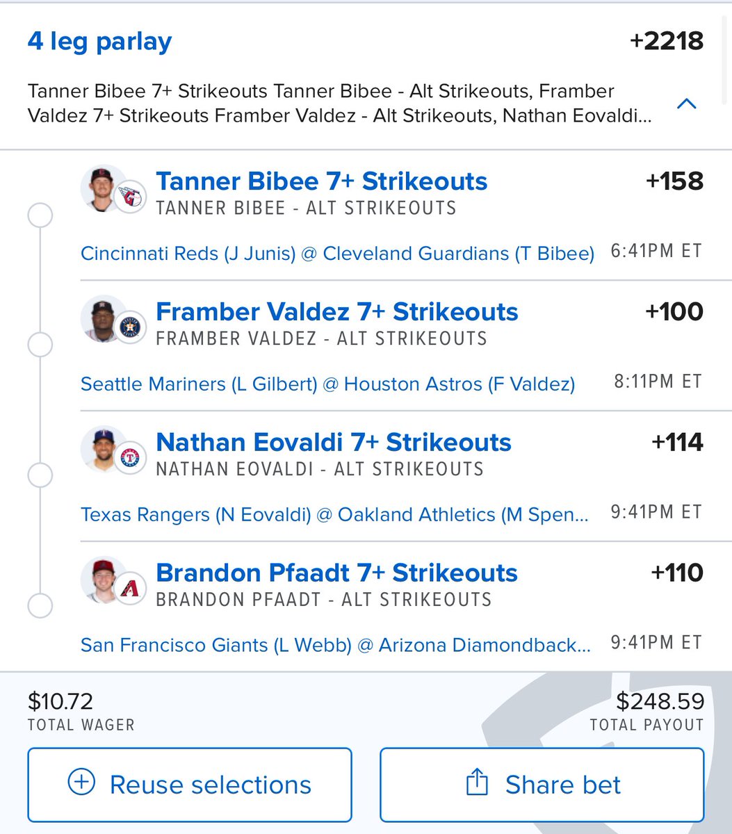YLGNation's tweet photo. Why was 6 afraid of 7…. Cause 7-8-9 K Lay
(Don’t forget to RR)
Can we hit lottos on B2B2B days? No shot #youlookgood #mlb #strikeout https://t.co/lp5AoD4JGS