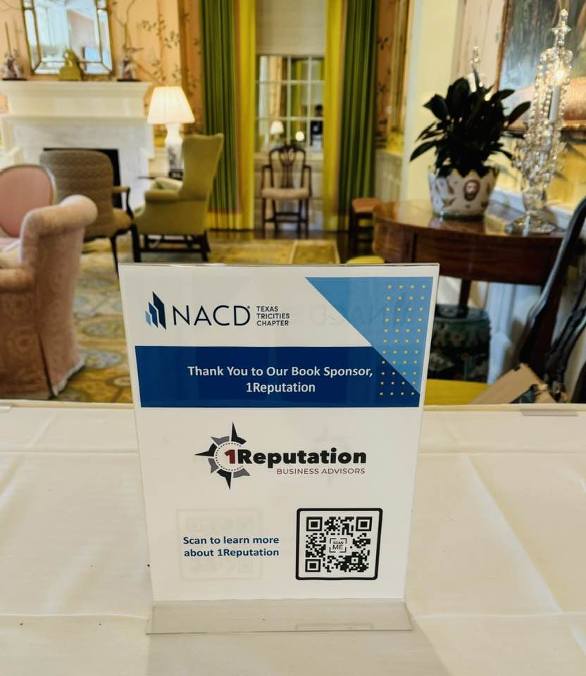 1_ReputationLLC's tweet image. 1 Rep was the book-signing underwriter for General Petraeus&apos;s new book- Conflict! NACD always does a great job at board education, and in the 30 years I have been associated with them, this was another spectacular speaker and discussion. Great job @NACD Texas TriCities Chapter!