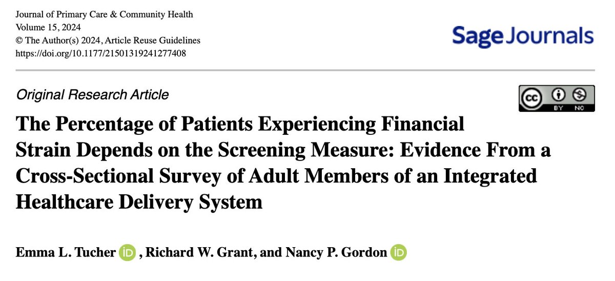 KPDOR's tweet photo. Nice to see @physicianswkly report on new research led by @emma_tucher, a #deliveryscience #researchfellow at @KPDOR @kpnorcal  @KPDORDSF,  on measures for identifying patients experiencing #financialstrain.

Story: https://t.co/doLdwfOVlz https://t.co/QTTEyiuBEc