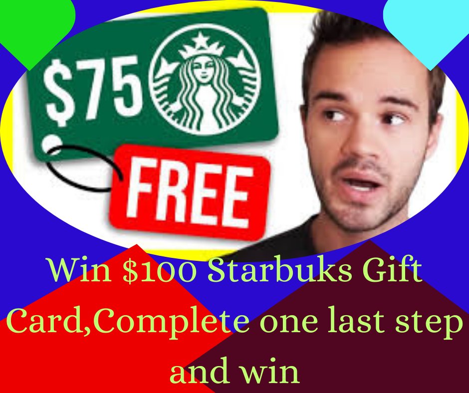 WorthyNorm99283's tweet photo. Win $100 Starbuks Gift Card,Complete one last step and win, https://t.co/fKGbX67jks Starbuk tag pinter   #dairyfree #glutenfree #healthyrecipes
#hotdrinks #christmas #gift #freeprintable #starbucks
#lovelyplanner https://t.co/KZvlE38cLO