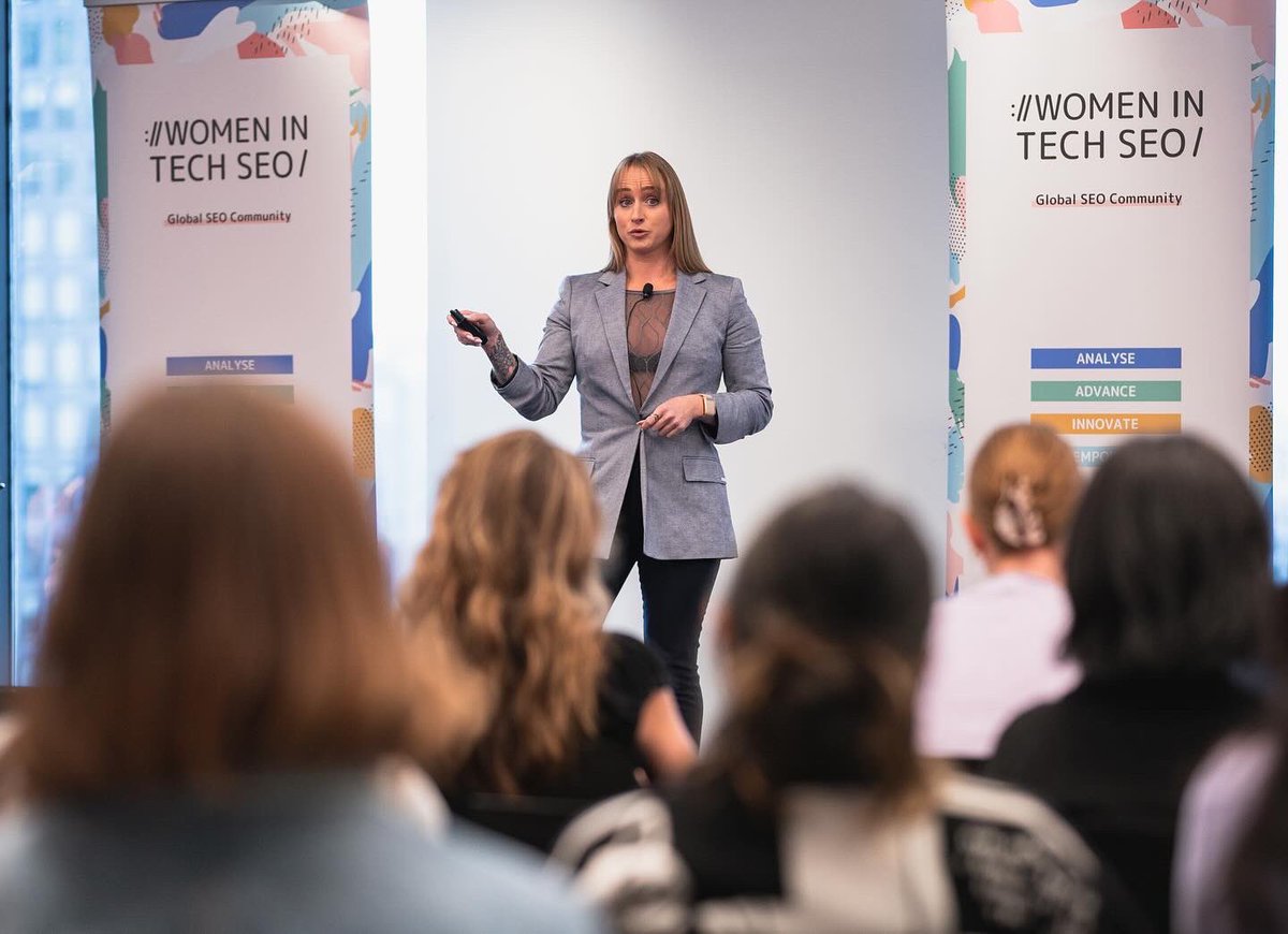 powerchick87's tweet photo. I was honored to speak this past week at the Women in Tech SEO Fest in Philadelphia.

I talked about authenticity, psychological safety, confidence, and discovering your super power. 

Thank you for having me @techseowomen

#empower #entrepreneur #womenintech #womeninseo #wtsfest https://t.co/Mpn3mw46JA