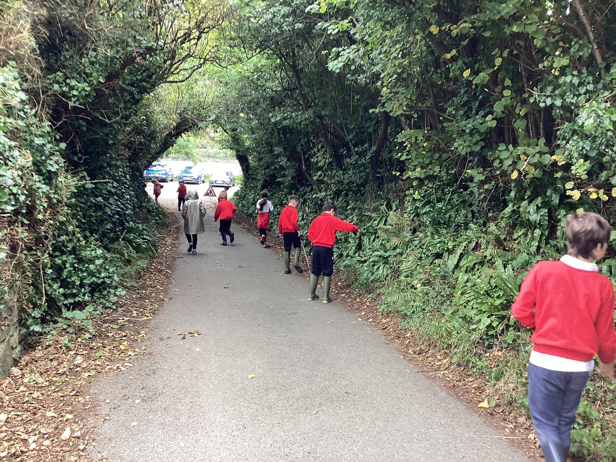 YsgolBroIngli's tweet photo. 🚮The ethical, healthy learners of Pwll Gwaelod supporting the #GreatBritishBeachCleanWeek by picking up litter on the paths from school to the beaches of Trefdraeth🧹 https://t.co/oatqdh9Vn0