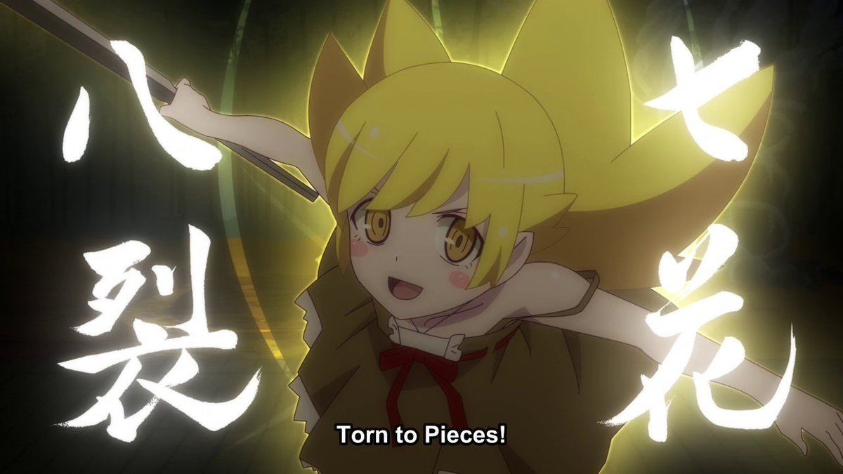 DailyNadeko's tweet photo. Fun fact: Shinobu did each one of the special movements from the Shichika Hachiretsu (the semi-ultimate movement created by katanagatari's mc)

IMAGINE IF MONOGATARI AND KATANAGATARI HAPPENED IN THE SAME UNIVERSE AND SHINOBU LEARNED ALL OF THIS FROM THE SWORD MASTER HIMSELF https://t.co/p45bEYoMQq