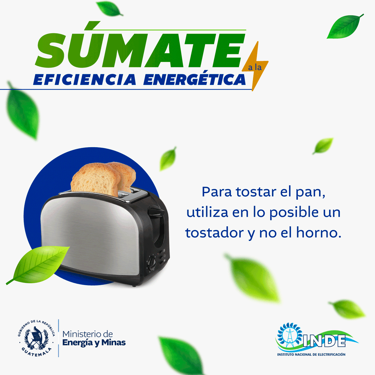 MEMguatemala's tweet photo. #MEMGT | El uso responsable de la energía consume menos recursos y ayuda a conservar el ambiente.
¡Juntos por un desarrollo sostenible para todos los guatemaltecos!
#EficienciaEnergética
#GuatemalaSaleAdelante https://t.co/uwLJL52Ms7