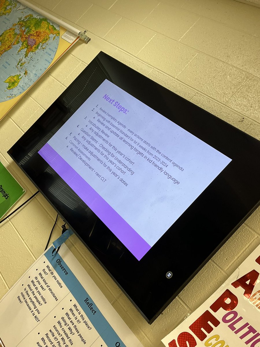 CLTs on FIRE today! So intentional and focused. Grateful for the commitment of our teachers and staff! #centurionsleadtheway