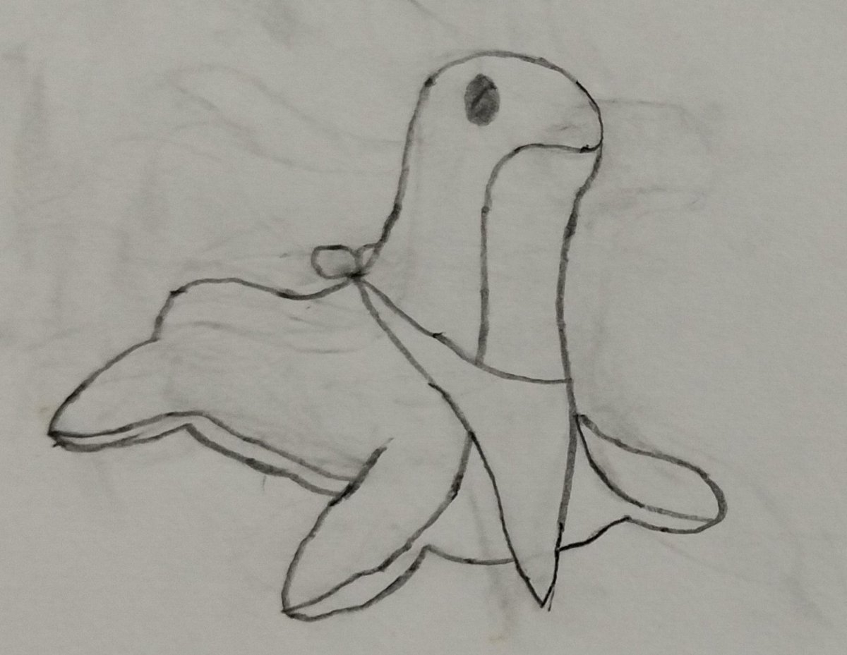 After 6 months, I have gathered enough motivation to start drawing again.

So I decided to start with a small doodle of the creature and also gave it a neckerchief.