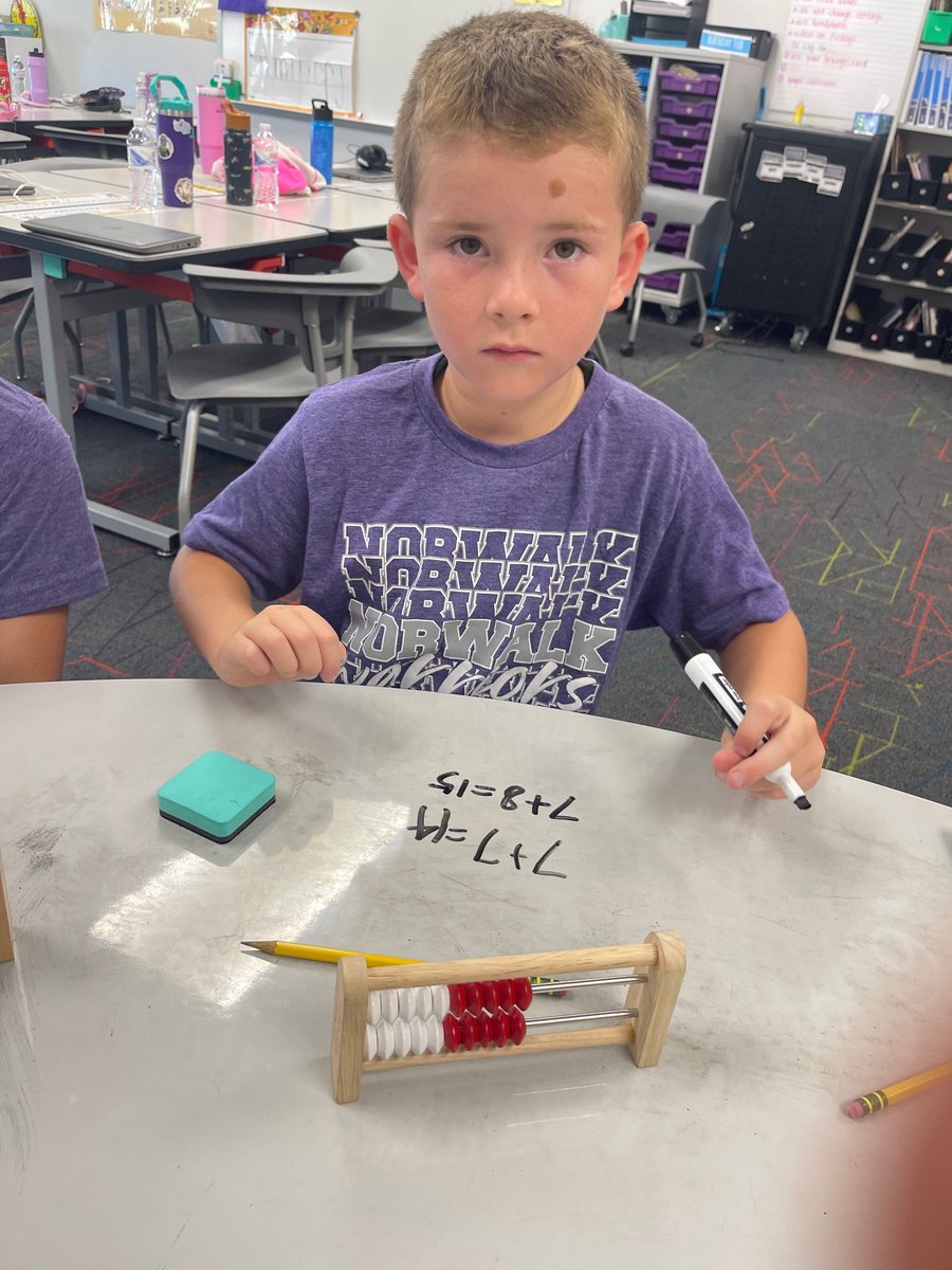 2nd graders in Mrs. Greenslade's room are working on fact fluency to twenty. Students are using strategies like doubles and doubles plus/minus one to build relationships with numbers and become fluent with addition and subtraction strategies!🧮#wonder #growinglearnersandleaders