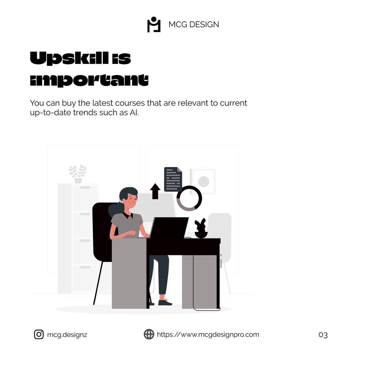MCGdesignpro's tweet photo. By understanding new trends, learning the latest tools, and developing your soft and hard skills, you can take your design career to the next level. What are your steps to start upskilling today? https://t.co/ntyyCAEA9z