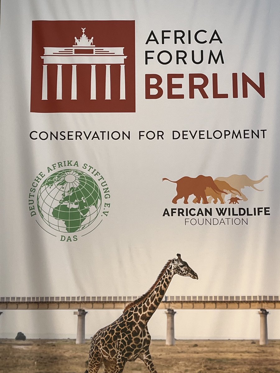 Heute in #Berlin - beim #Africa Forum Berlin diskutieren wir das Miteinander unter Nachbarn im Bereich Conservation for Development - u.a. #Gesundheit und #Natur #Klima #Tourismus #Biodiversität u.a. mit ⁦@BMUV⁩ auf Einladung von ⁦<a href="/_DASonline/">Deutsche Afrika Stiftung</a>⁩ ⁦<a href="/AWF_Official/">AWF</a>⁩