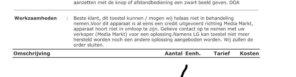 8 dagen nadat <a href="/mediamarkt_nl/">MediaMarkt NL</a> besloot een 2e hands kapotte TV te verkopen aan mij als “nieuw”, nog steeds geen inhoudelijke reactie gehad. Behalve #vraagdoorgezet en bedankt voor mijn geduld. 
#slechteklantenservice #zinloos
