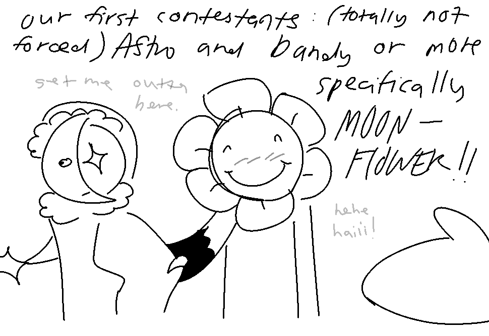 freakzo1d22's tweet photo. Do yall fw this comic if so I'll  continue it (VERY messy doodle btw) #dandysworld #dandysworldglisten #moonflower #fruitcake #shellevision https://t.co/MUx73XDggz