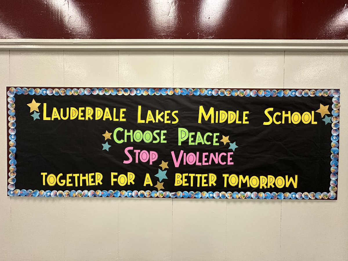 Alexandria Wnuk (@msalexwnuk) on Twitter photo Monday’s Peace Week Activity at <a href="/LLMS_Vikings/">Lauderdale Lakes Middle School</a> was a success! Students created a Peace Pledge with ways they can create a peace for everyone on campus & we were able to display our students creativity & pledges. We love our Viking Community 💚🩷<a href="/ChoozPeace/">ChoozPeace</a> <a href="/browardschools/">Broward Schools</a> Monday’s Peace Week Activity at <a href="/LLMS_Vikings/">Lauderdale Lakes Middle School</a> was a success! Students created a Peace Pledge with ways they can create a peace for everyone on campus & we were able to display our students creativity & pledges. We love our Viking Community 💚🩷<a href="/ChoozPeace/">ChoozPeace</a> <a href="/browardschools/">Broward Schools</a>