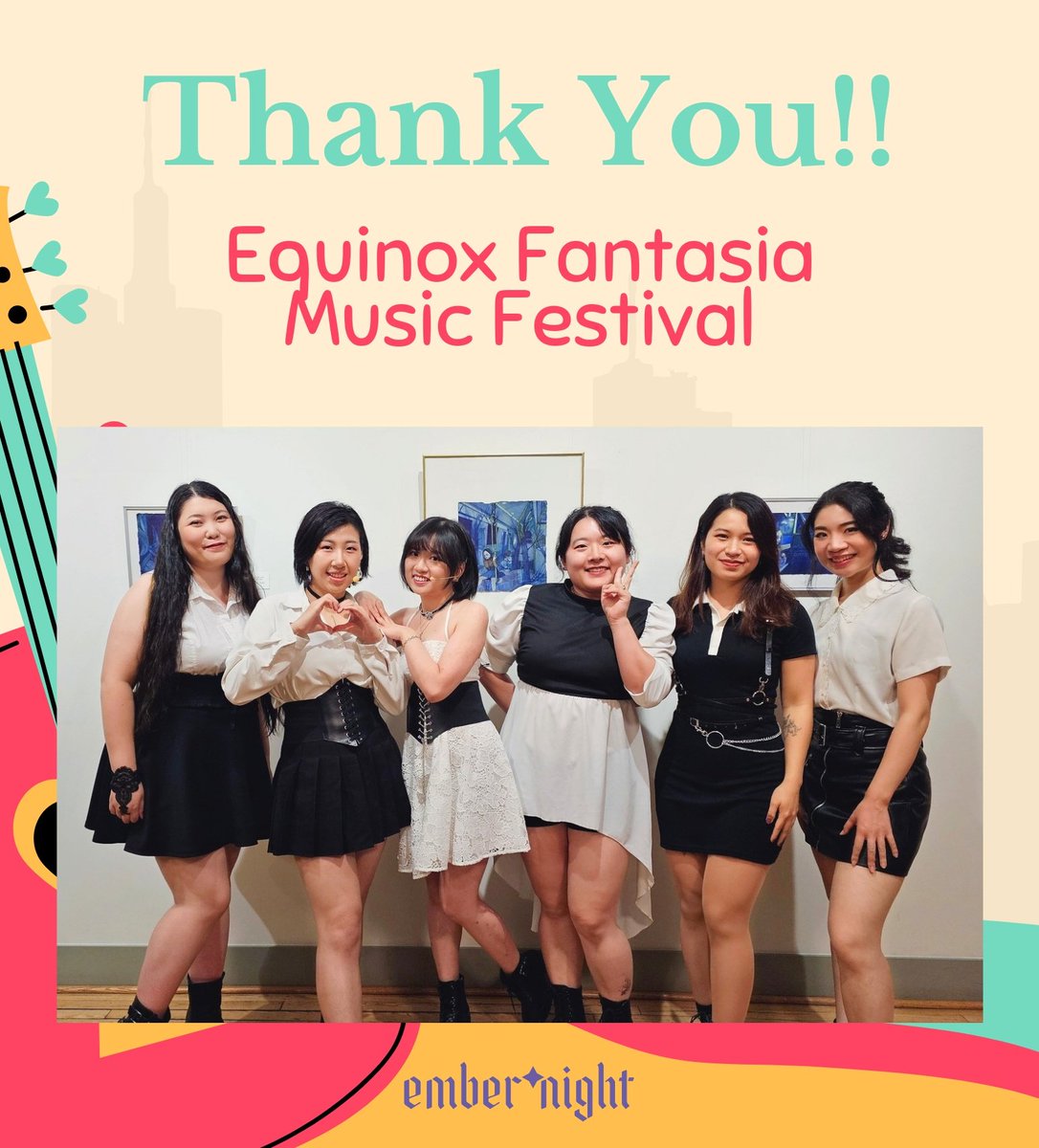 Equinox Fantasia was a spectacular end to our live season 🥰 Thank you to the amazing crowd &amp; our fellow performers for coming out on a Sunday night, and THANK YOU, Mina-chan, for putting this event together!

#Vancouvermusic #AutumnEquinox #BIPOCartists #indiemusic