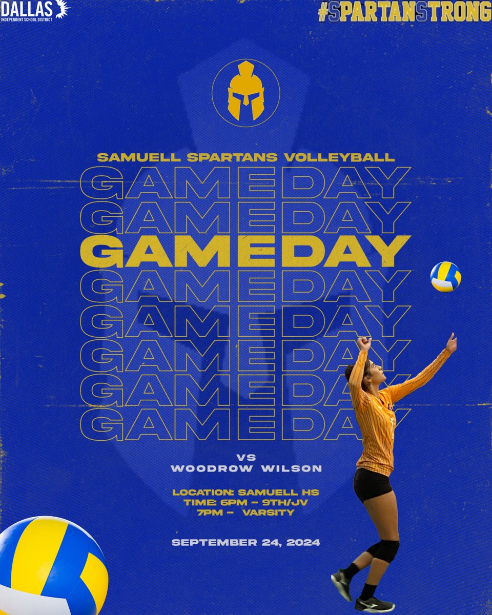 CoachCobbin's tweet photo. Check out the Lady Spartans Volleyball team as they take on the Woodrow Wilson Wildcats at home!!! #SPARTANSTRONG #SpikeEm https://t.co/9Z9e61kIST