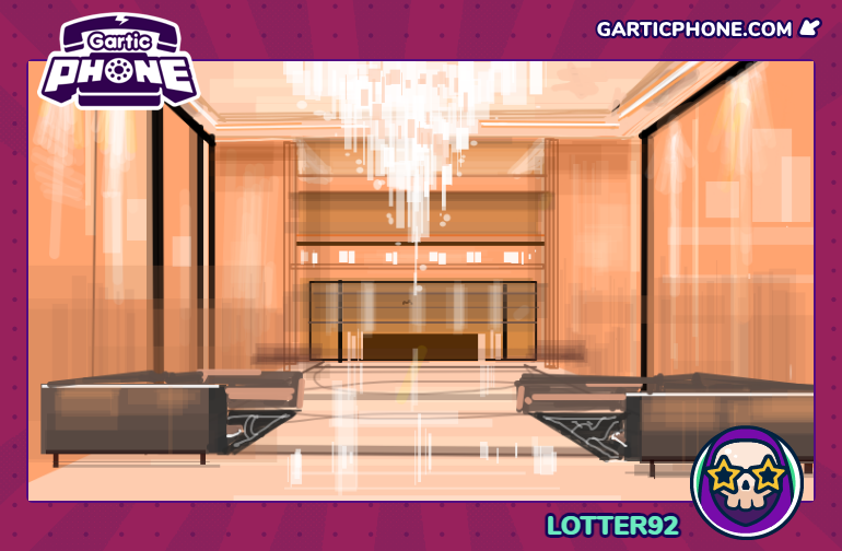 thelotter92's tweet photo. Glass chandelier at hotel lobby @Gartic @garticphone 

#garticphone #garticart https://t.co/oK5Uu6LiC8