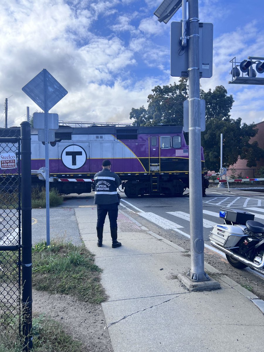 MBTATransitPD's tweet image. TPD was out in @Belmont_Ma and South Station this morning to remind everyone to Always Stay Alert around the tracks. You will see many reminders during #SeeTracksThinkTrain Week 2024. Together we can #STOPTrackTragedies.
