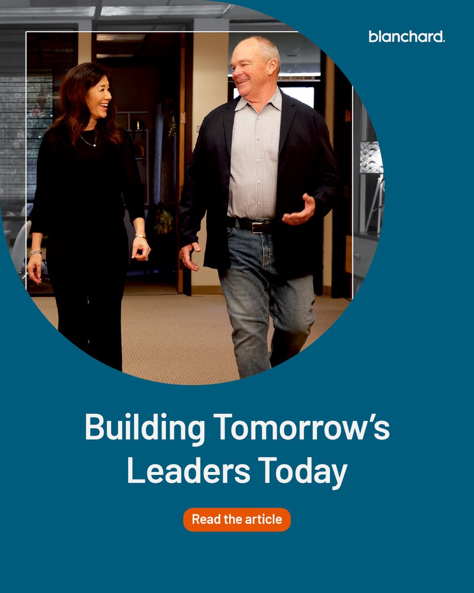 LeaderChat's tweet image. “We know when you invest in your people, everything else follows.” 🙌
Blanchard CEO Scott Blanchard and President Debbie Ung discuss how we are shaping the future of leadership development here:
okt.to/jGUH8T
#LearningDevelopment #LeadershipDevelopment #Leadership