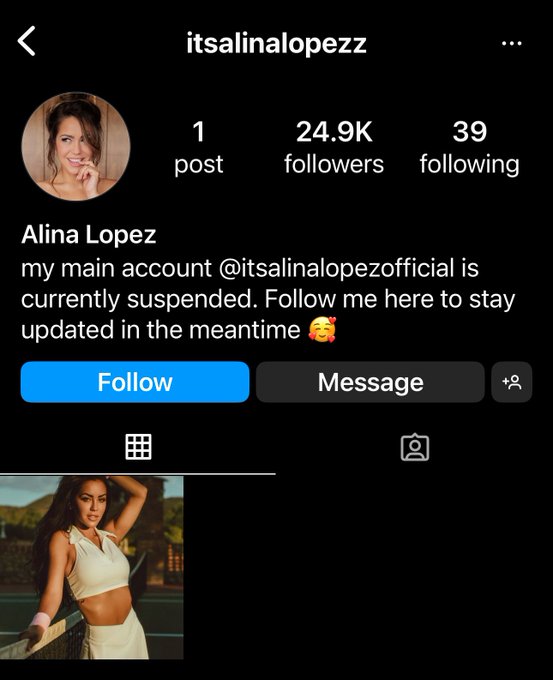 Go follow my backup IG right now! My main account is currently suspended for being a naughty girl ? 
https://t