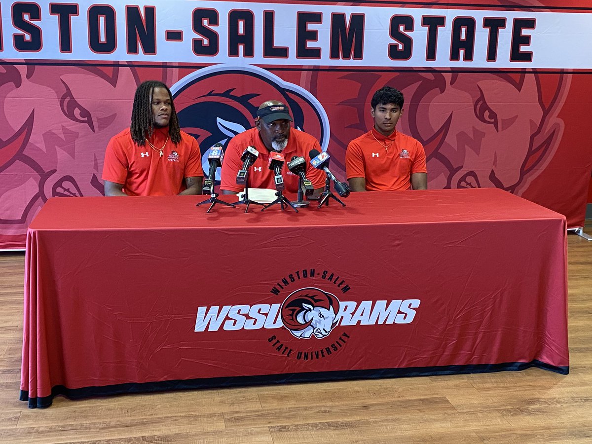 .<a href="/WSSURamFootball/">WSSU Rams Football</a> Head Coach Robert Massey &amp; players speaking ahead of Saturday’s home game vs. Bowie State.  Rams have won two straight and are 3-1 on the season.  <a href="/WFMY/">WFMY News 2</a> <a href="/WSSU_Athletics/">WSSU Athletics</a>