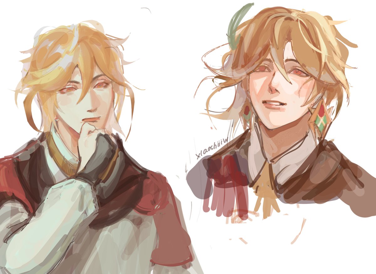 some doodles 
#GenshinImpact #kavehtham #kaveh #alhaitham