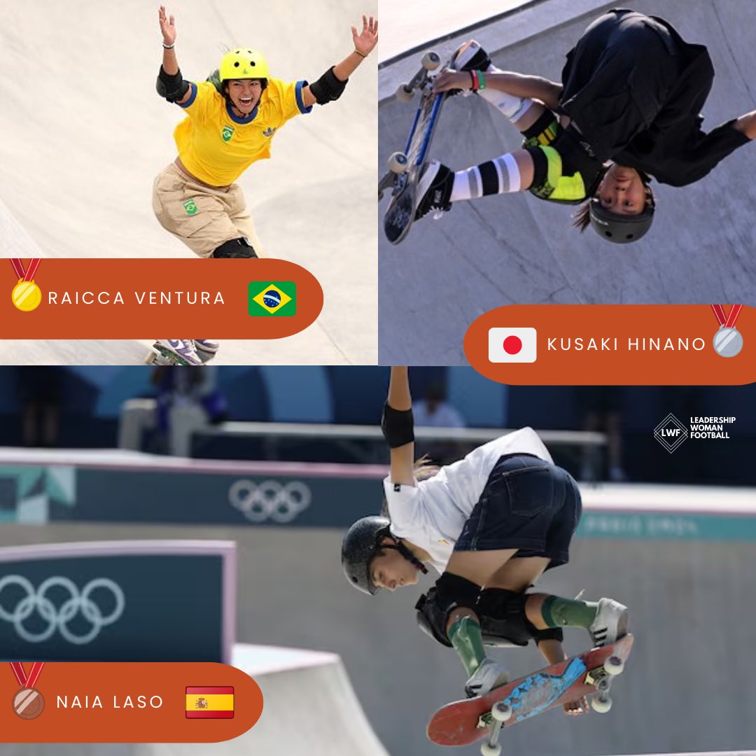 LWFplatform's tweet image. ¡Brasil brilla en los World Skate Games! 🛹🇧🇷 Oro en ambas categorías, masculina y femenina. 🎖️

¿Conocías estos juegos? #WorldSkateGames #BrasilOro #Skateboarding #DeporteInclusivo #Patinaje