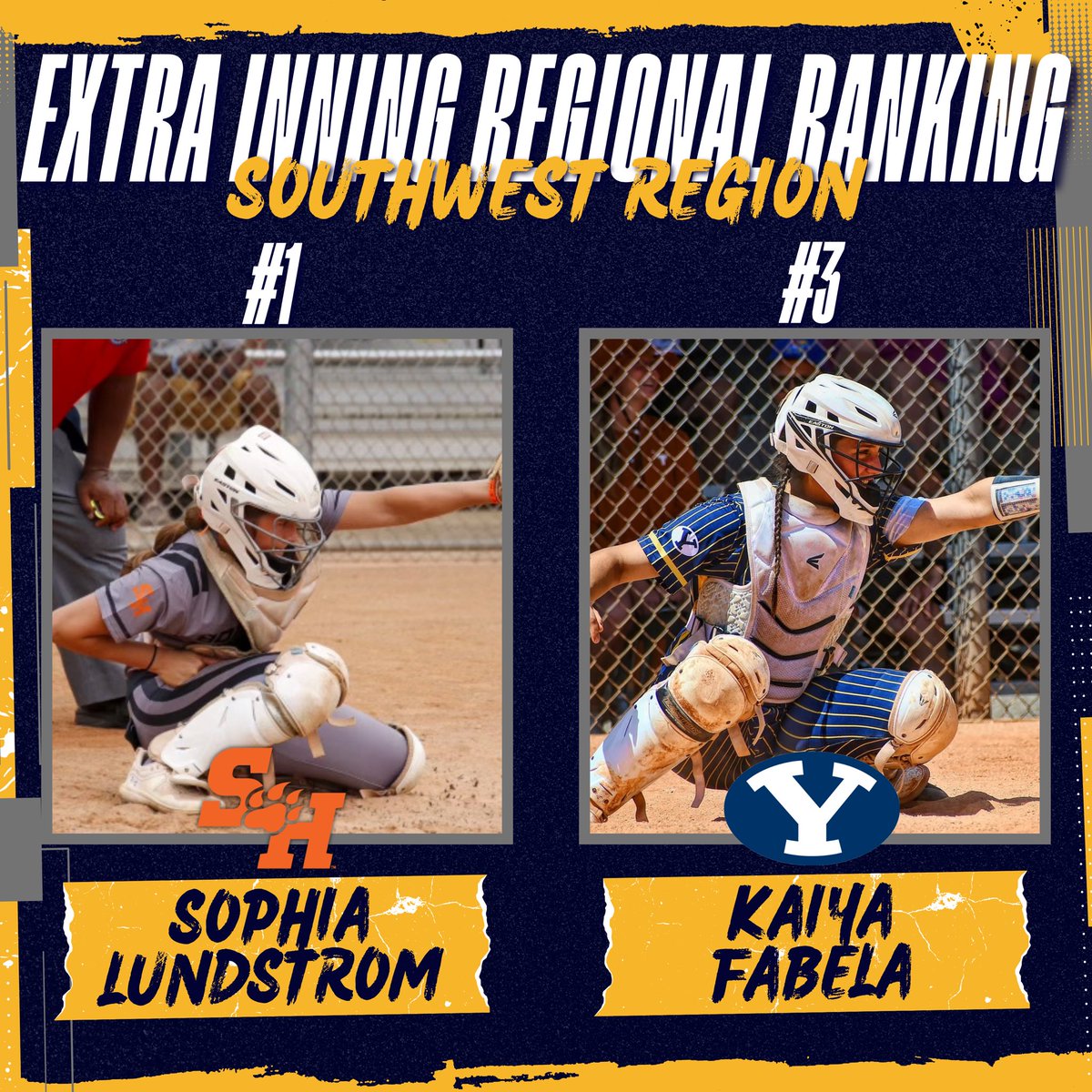 Impact Gold Jackson 18U🥎 (@ig_jackson18u) on Twitter photo Congratulations to Sam Houston commit <a href="/SophiaLundstrom/">Sophia Lundstrom</a> and BYU commit <a href="/fabela_kaiya/">Kaiya Fabela</a> for being ranked #1 and #3 respectively in the Extra Inning Regional Rankings!! Way to go IG!!
#betheimpact #trusttheprocess #goldblooded #igjackson18u Congratulations to Sam Houston commit <a href="/SophiaLundstrom/">Sophia Lundstrom</a> and BYU commit <a href="/fabela_kaiya/">Kaiya Fabela</a> for being ranked #1 and #3 respectively in the Extra Inning Regional Rankings!! Way to go IG!!
#betheimpact #trusttheprocess #goldblooded #igjackson18u