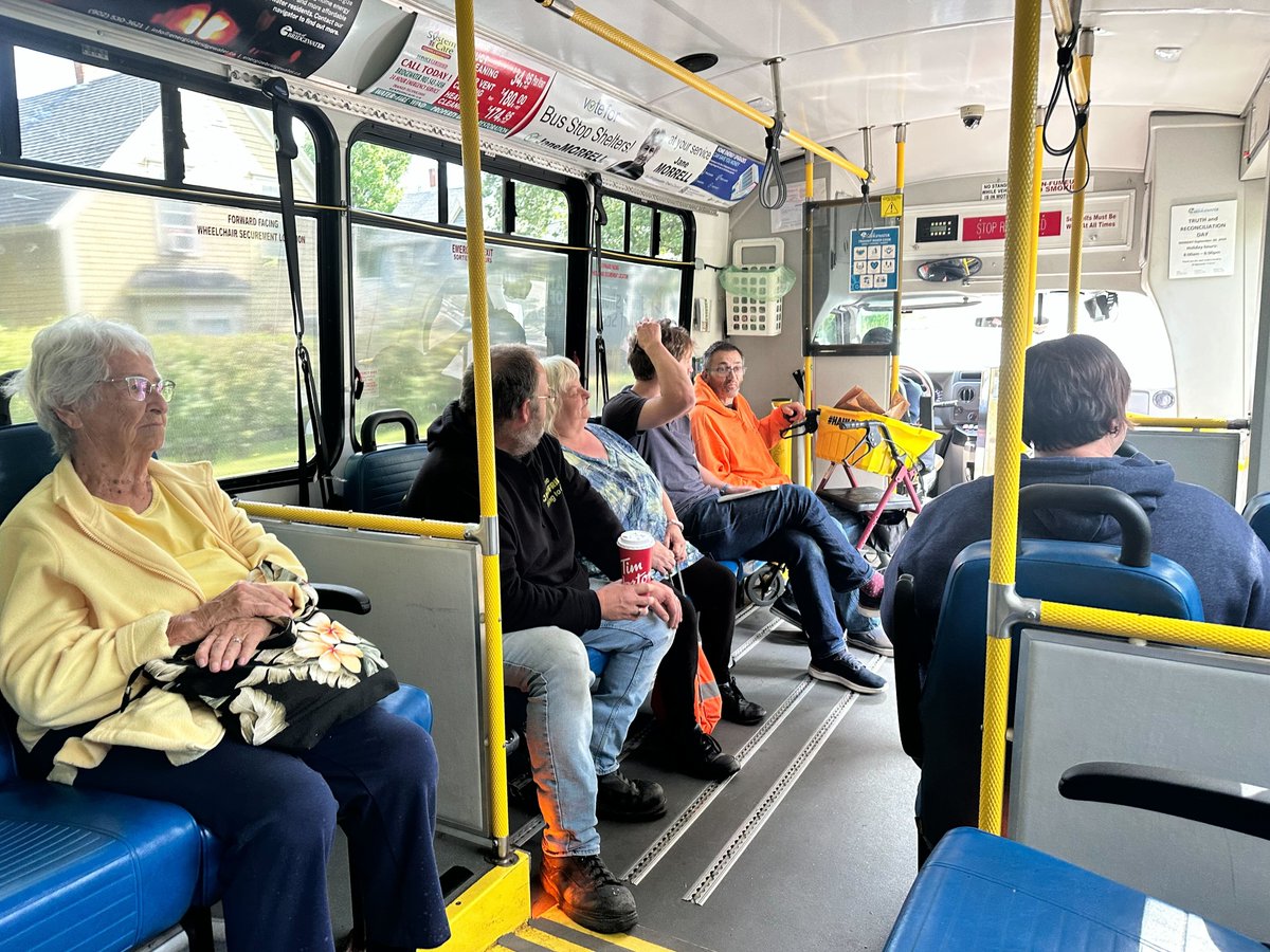 We’re out in <a href="/TownBridgewater/">Town of Bridgewater</a> today, talking to residents about how we can improve transit! Find us at the South Shore Centre from 3:30-5pm, near the Tim Hortons. 

Learn more:
communitytransitns.ca/what-is-the-ne… <a href="/NSRoadWarrior/">Nova Scotia Community Transportation Network</a>