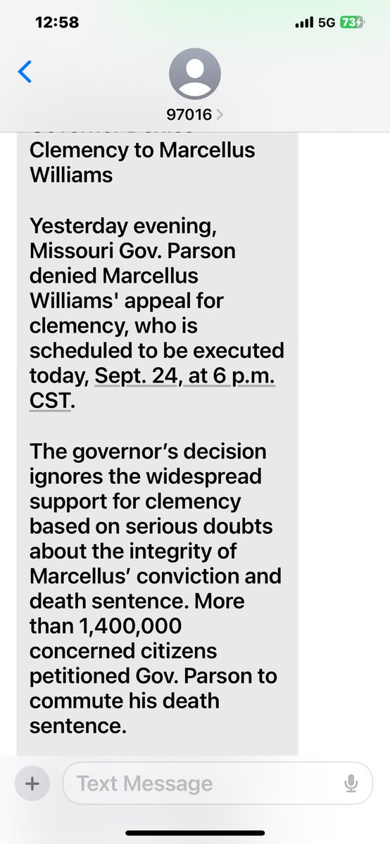 SHYNEDAPOET's tweet photo. Mr. President of United States, 

We the People need clemency for Mr. Marcellus Williams. The evidence shows this man is innocent and needs Justice immediately !!! @JoeBiden @VP @GovParsonMO @CNN @NBC @TMZ Help Save His Life. Due be executed 09/24/2024 at 6PM #JUSTICEFORMARCELLUS https://t.co/pc2oGqcgX0