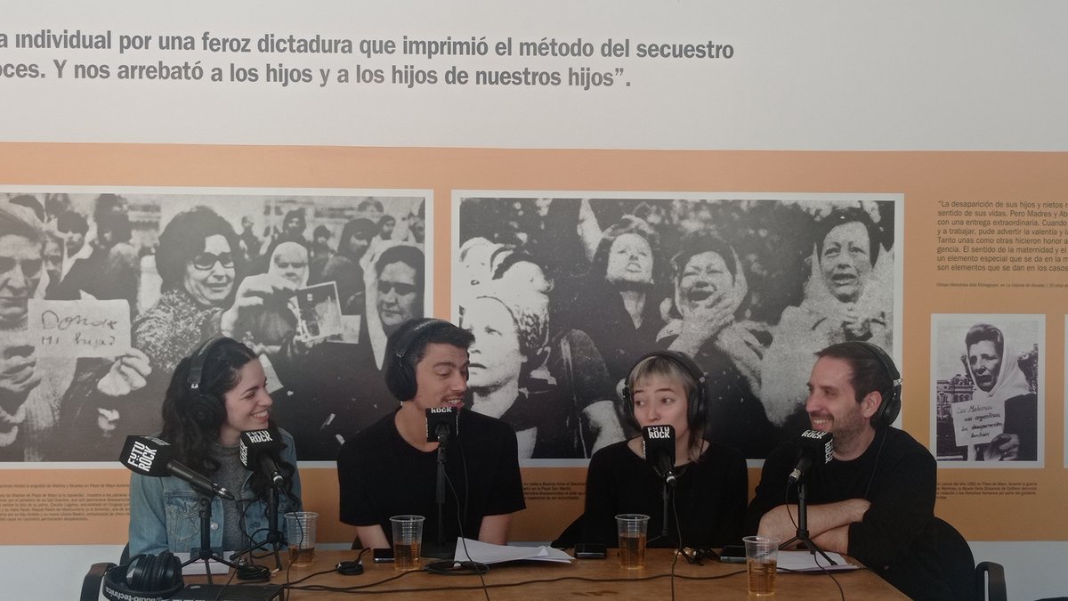 🎙️Comienza la transmisión de <a href="/Cronicanunciada/">#CronicaAnunciada</a>  desde la Casa por la Identidad en el <a href="/espacio_memoria/">Espacio Memoria</a>. 
Seguila por <a href="/futurockOk/">Futurock.fm</a>
