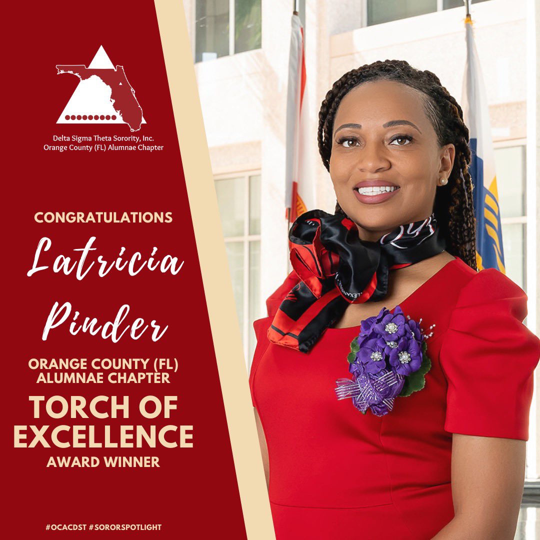 At our September Chapter Meeting, we celebrated the achievements of our esteemed member, Latricia Pinder. Soror Pinder was awarded the prestigious Torch of Excellence Award, the highest honor for a chapter member, in recognition of her exceptional dedication and contributions.