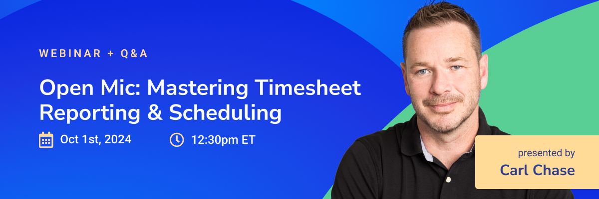Join Carl on October 1st at 12:30pm ET / 9:30am PT as he walks you through optimizing Timesheet by showing you how to streamline your workflows, automate recurring tasks, and make smarter, data-driven decisions. Click here to register: us02web.zoom.us/meeting/regist…