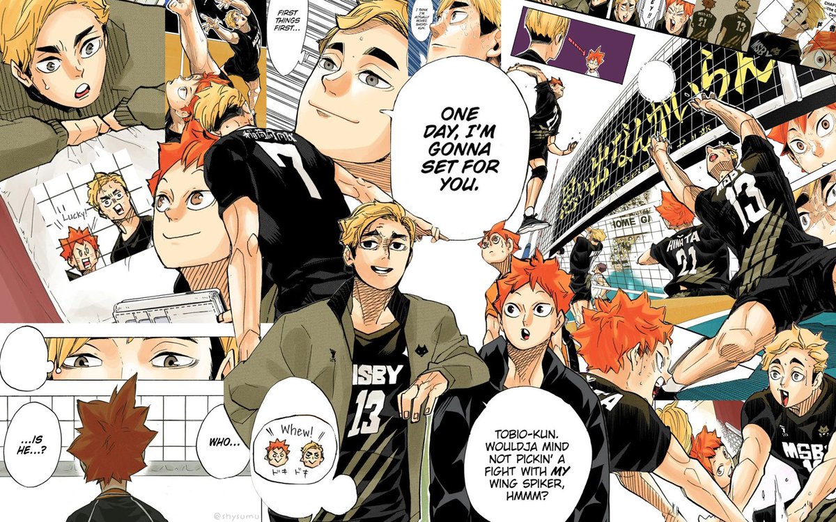 侑日 Miya Atsumu x Hinata Shoyo

all atsuhina coloured manga panels: a thread 

(chapters and descriptions in alt text)