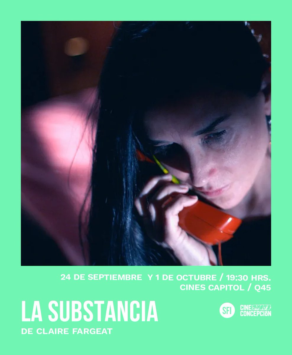 sfiximulew's tweet photo. Mejor guión en el Festival de Cannes, con las destacadas actuaciones de Demi Moore y Margaret Qualley.

Boletos a la venta en el lobby del cine desde una hora antes de la función y al escribir a nuestro correo:

hola@ccc.gt https://t.co/hbvGcl8TFJ