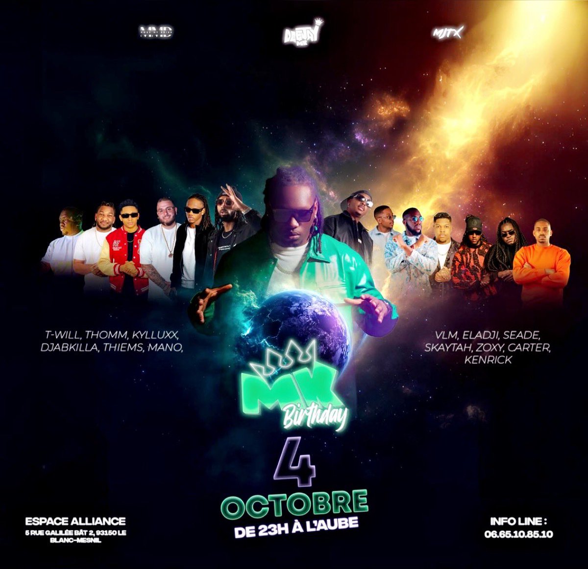 TATA YÉYÉ ? 🔥🔥🔥🔥🖖🏾

Le 4 DEMANDE AU 4 ! 

Il reste plus beaucoup de prévente ! 🟢⚪️ 

Lien : bizouk.com/events/details…