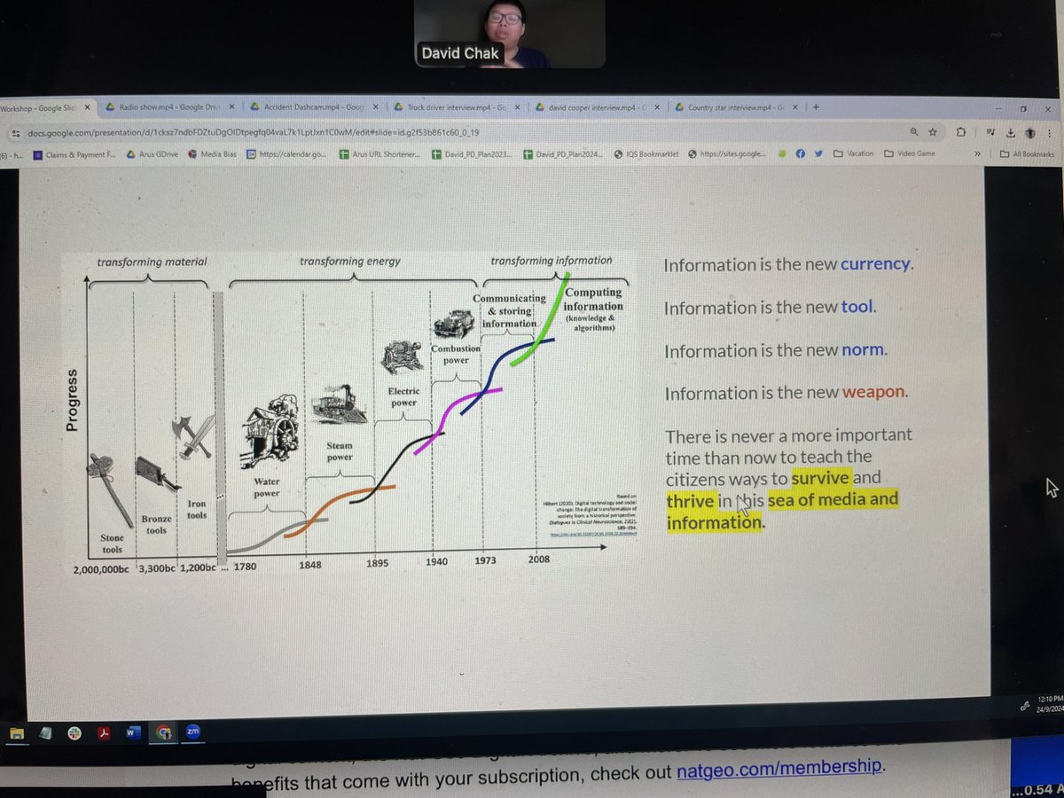 mrstylersainato's tweet photo. Information is the new currency, tool, norm, and WEAPON 🙃🙃🙃🙃🙃🙃 

(From a Nashville PBS media literacy workshop) https://t.co/UQancq7SpP
