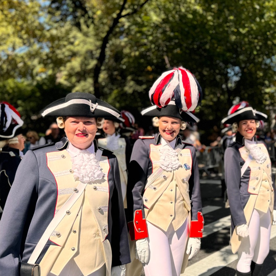 GermanyinUSA's tweet photo. The #SteubenParade in New York City is a vibrant celebration of German-American culture and heritage. 🇩🇪🇺🇸 On Saturday the embassy, as well as the New York Consulate General, were once again represented in the parade 🎉🎶 #steubenparade #germanheritage https://t.co/KKAcOVAndr