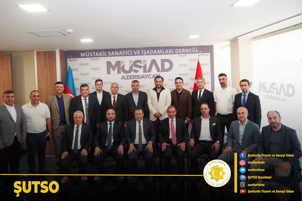 Yönetim Kurulu Başkanımız Sn. Mehmet Yetim, Meclis Başkanımız Sn. Serhat Karadağ, Yönetim Kurulu Başkan Yardımcımız Sn. Mustafa Zahit ve Yönetim Kurulu Üyelerimiz, Azerbaycan’ın Başkenti Bakü’yü ziyaret ederek, Müstakil Sanayici ve İş Adamları Derneği (MÜSİAD) Yönetim Kurulu